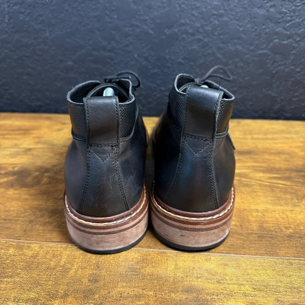 Cole Haan C20111 Black Leather Chukka Desert Boots Mens 8M